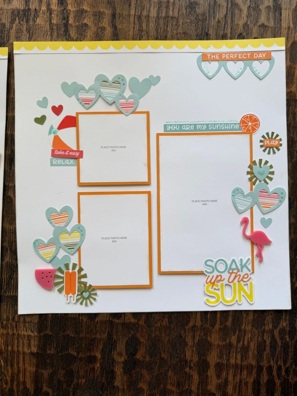 Handmade Halloween 12x12 Premade Scrapbook Page Photo Ready Embellished Set of 4